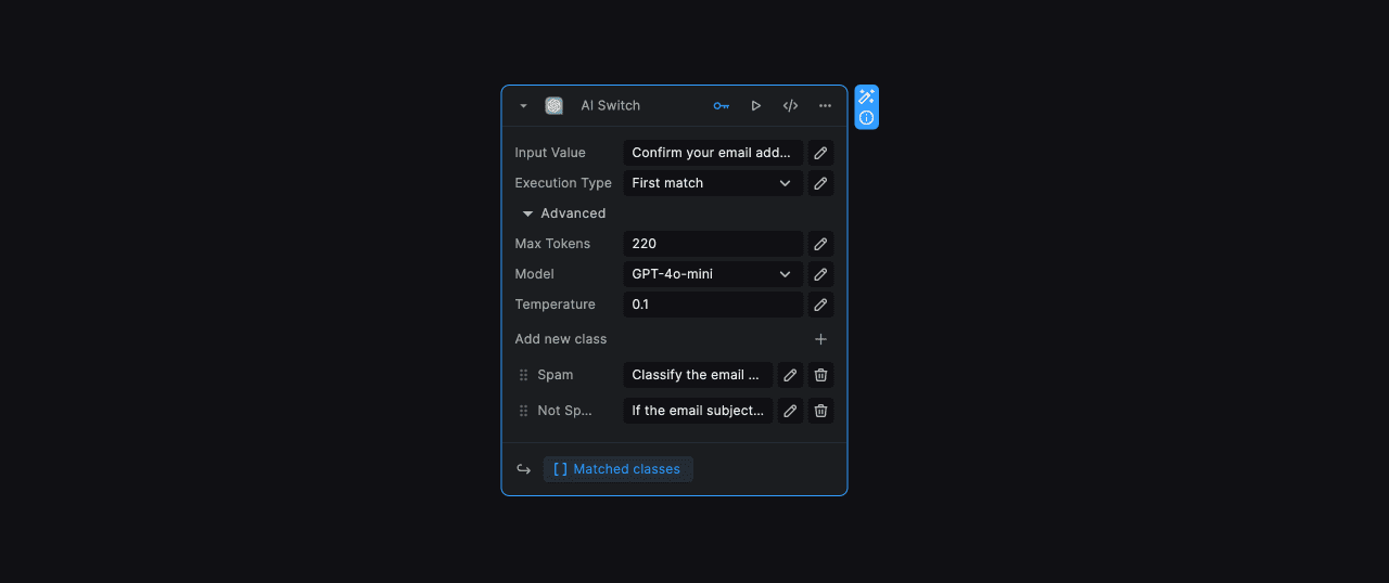 AI Switch Advanced