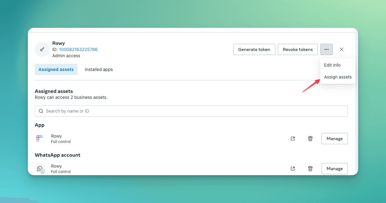 Assign Assets