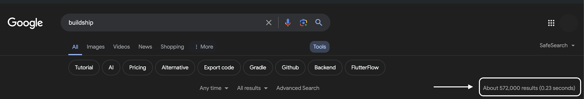 Buildship google search