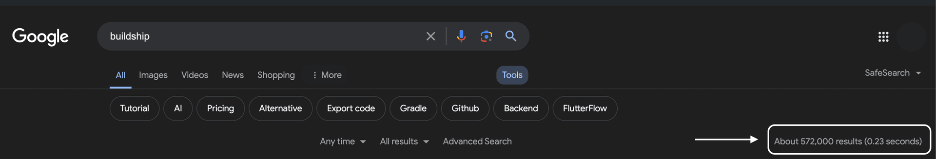 Buildship google search