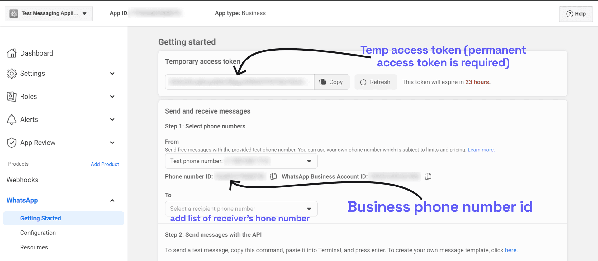 Meta Business Account Dashboard