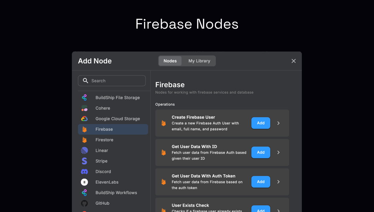 Firebase Nodes