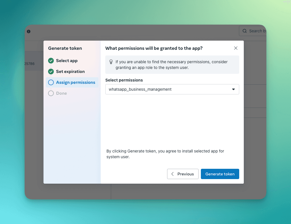 Generate Token
