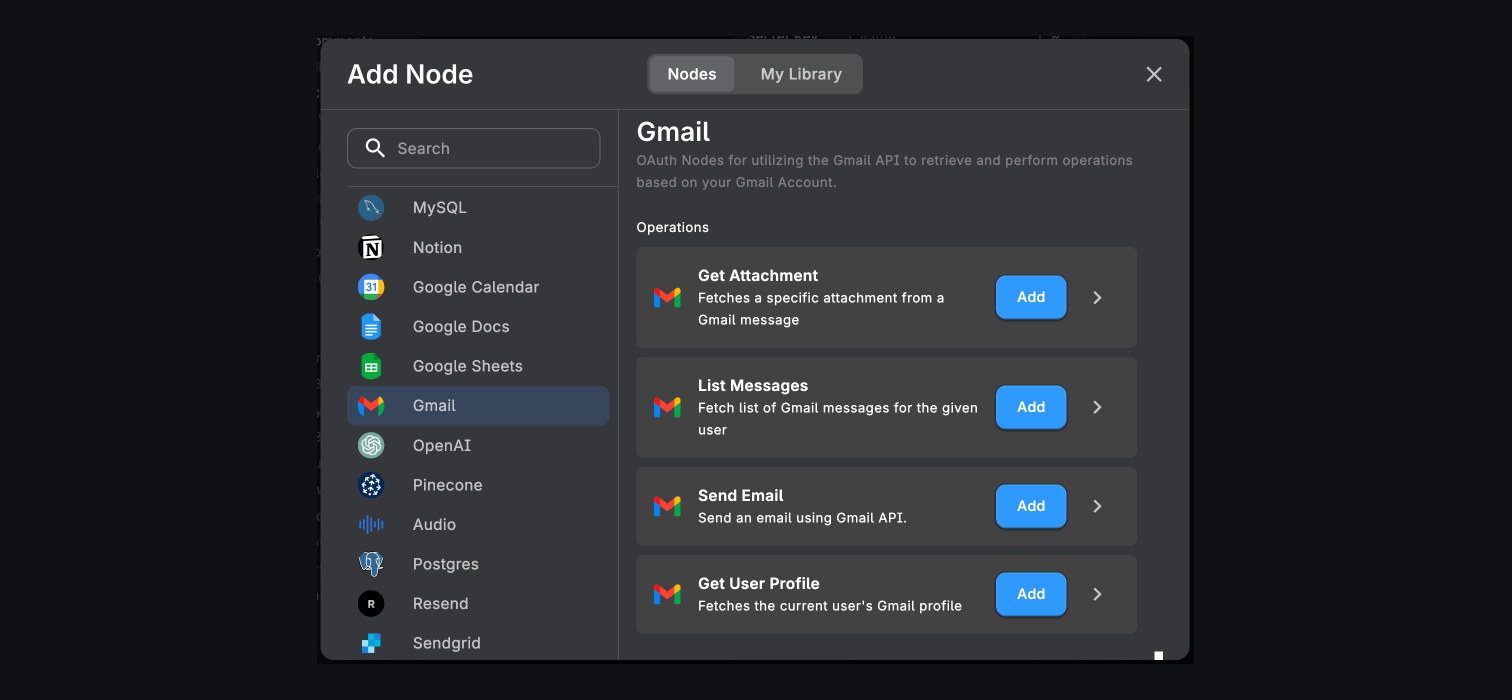 Gmail Nodes