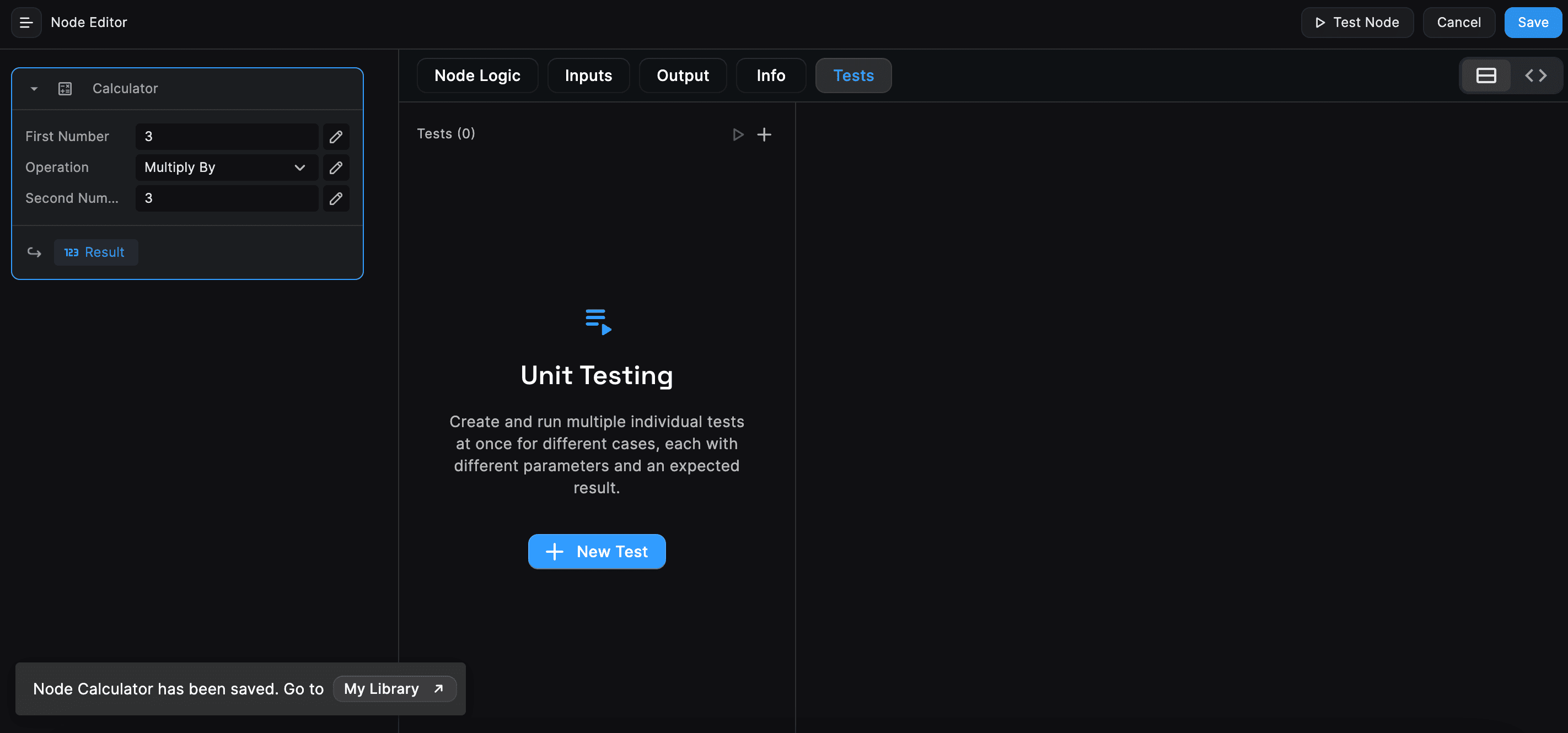 New Unit Test