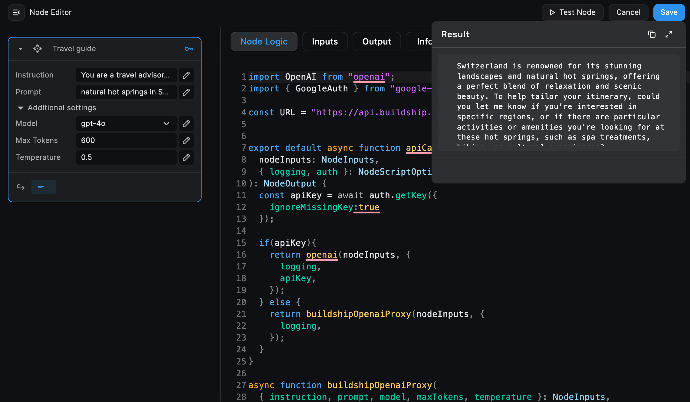 Node Testing