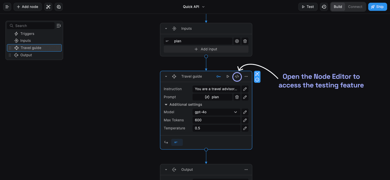 Node Testing