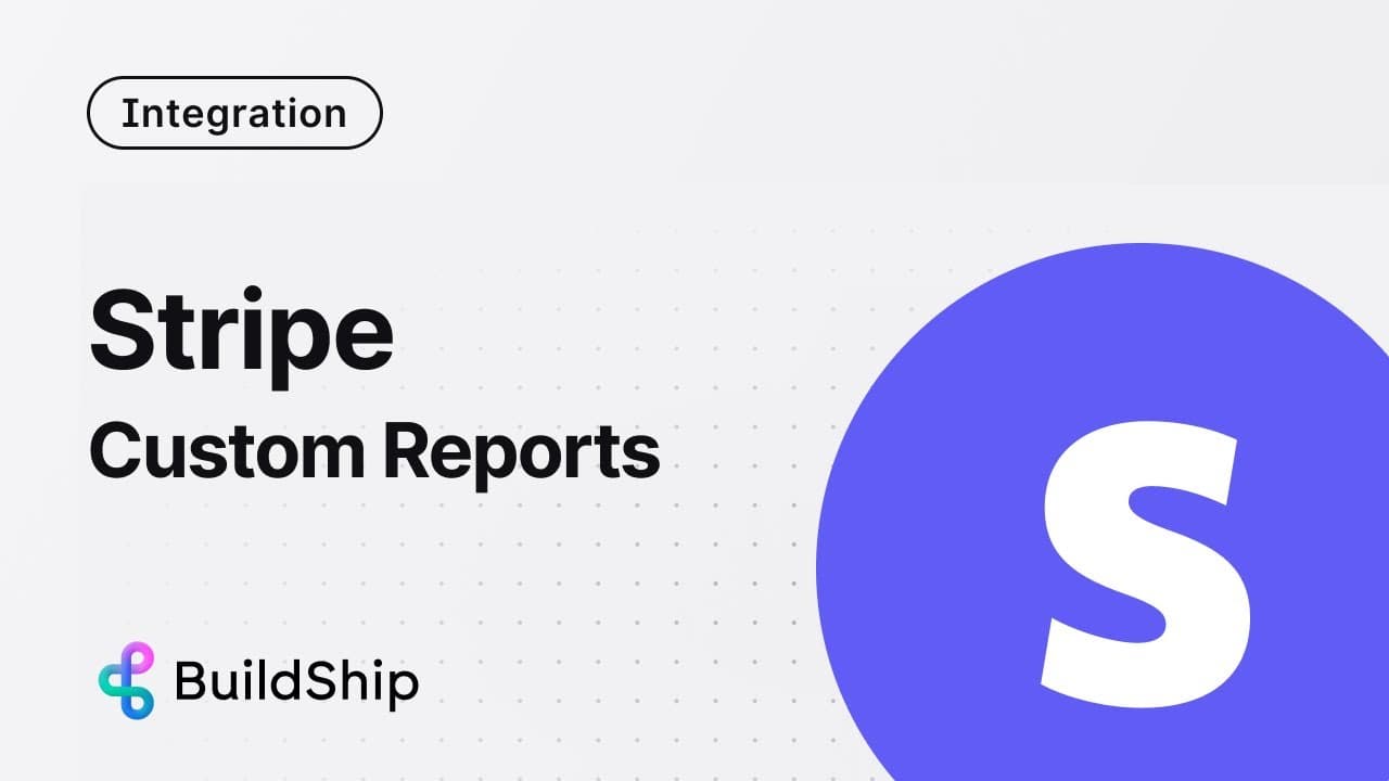 Generate Custom Stripe Reports