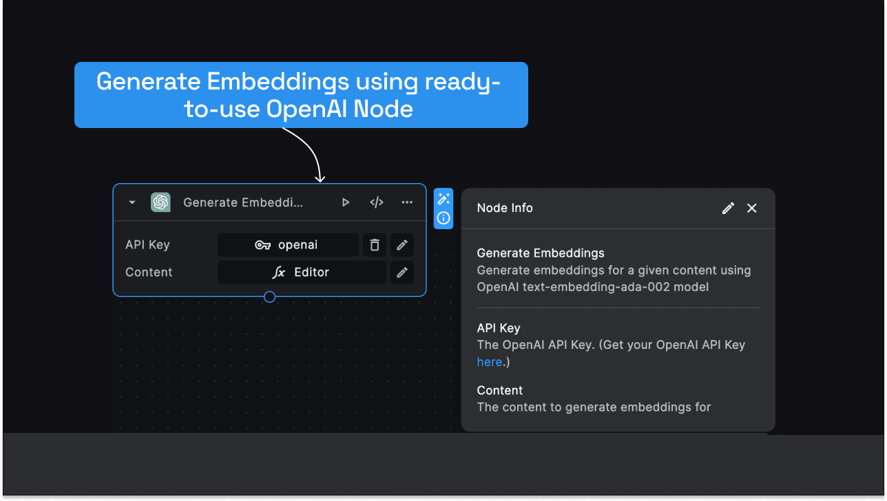 Vector Database Applications with BuildShip