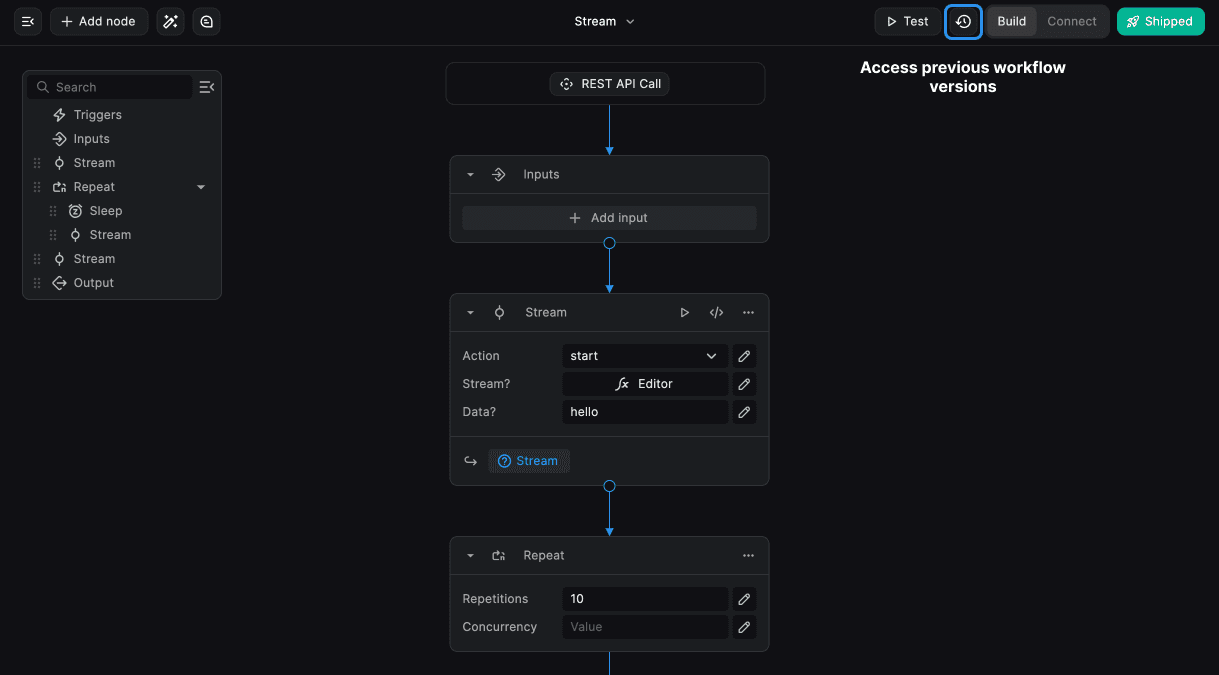 Workflow Versions