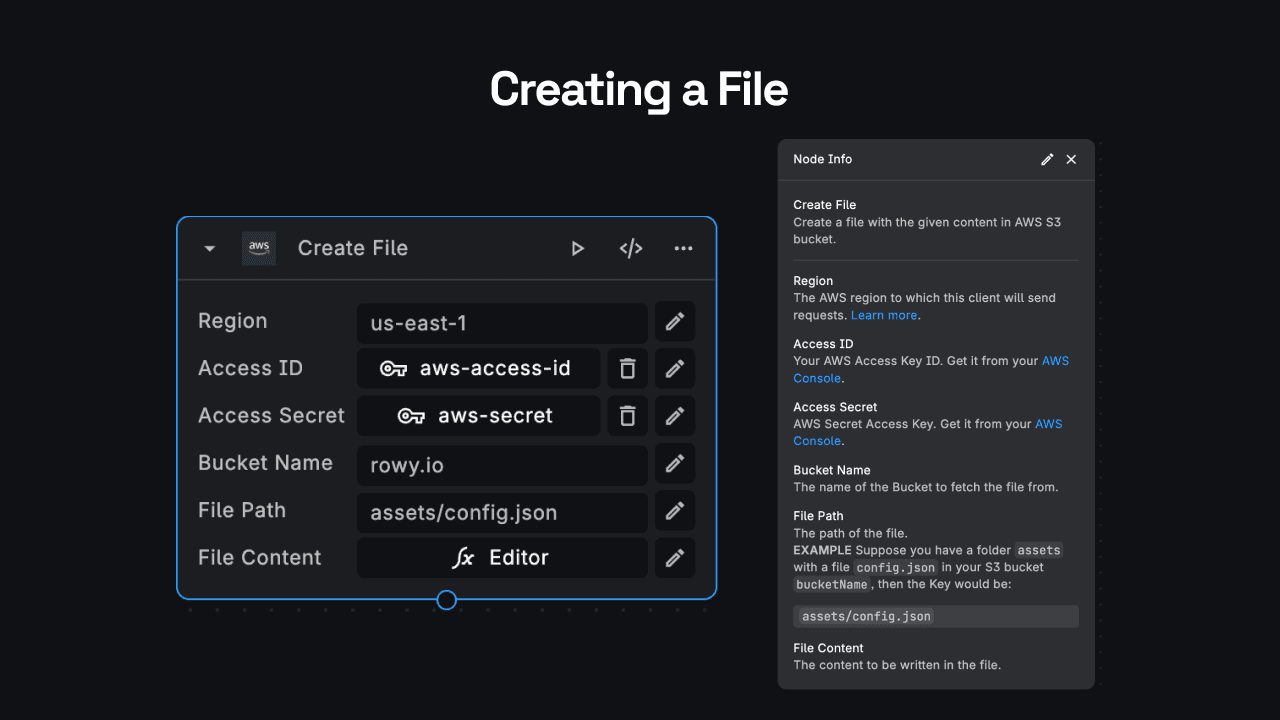 AWS S3 Storage