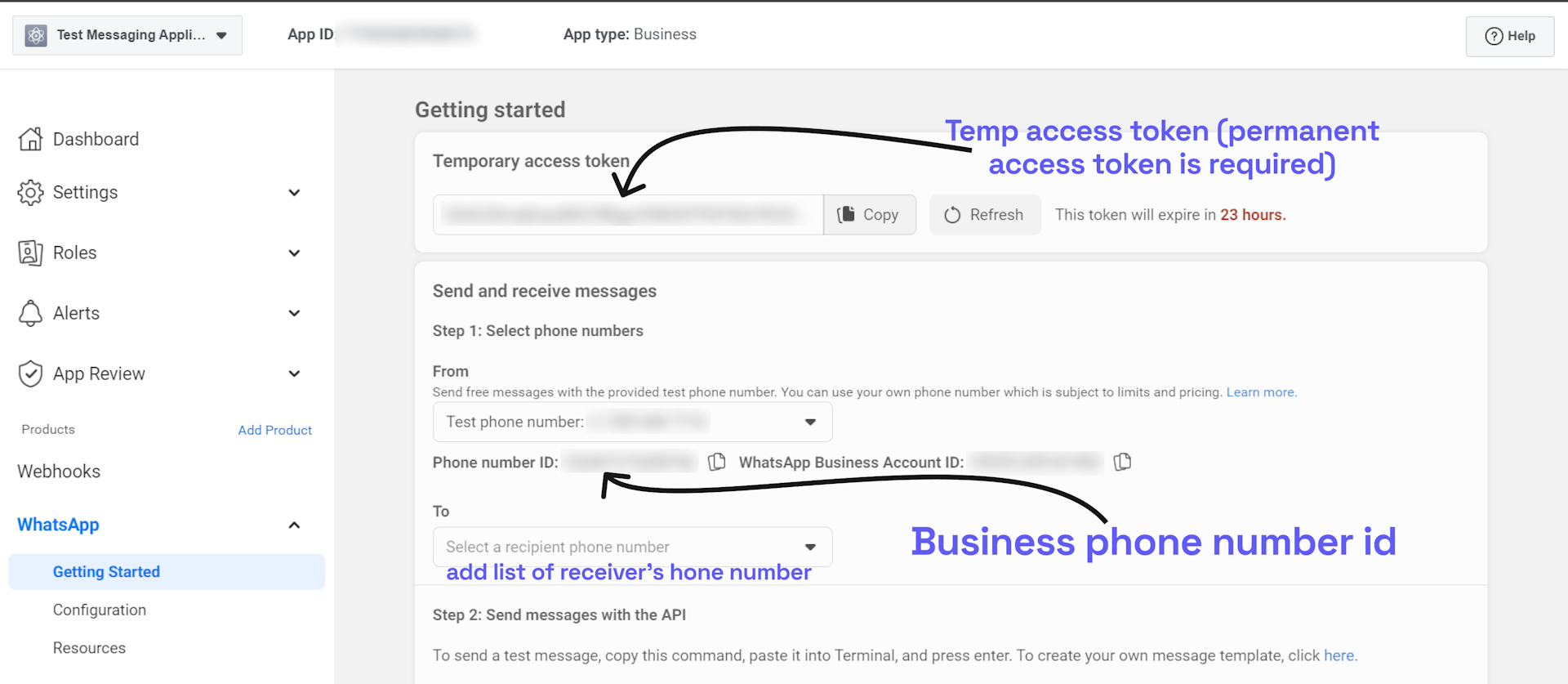 Meta Business Account Dashboard