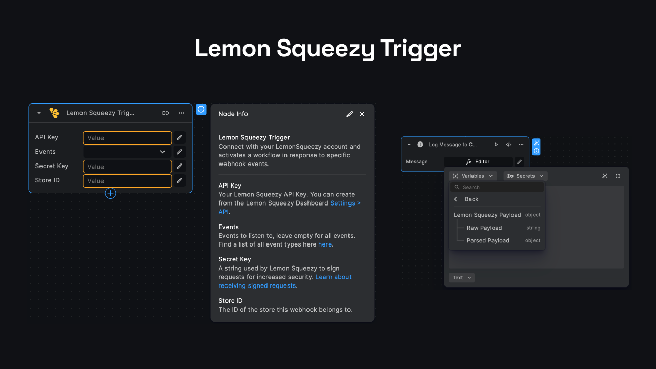 Lemon Squeezy Trigger