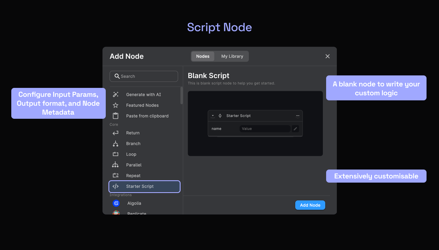script node