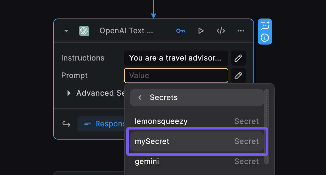 Using Secrets
